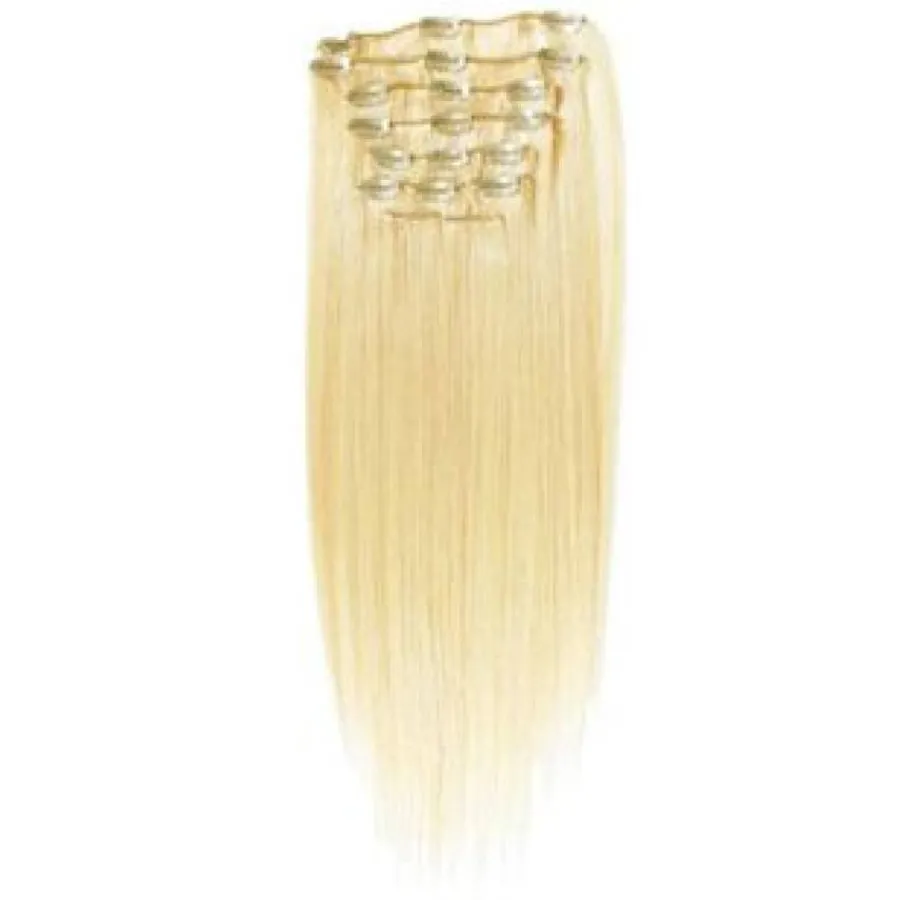 FashionGirl24 Etusivu|Clip-On - 40cm-40 cm Clip-On hiustenpidennykset, luonnonvaalea 613