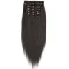 FashionGirl24 Etusivu|Clip-On - 40cm-40 cm Clip-On hiustenpidennykset, syvämusta 1B#