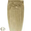 FashionGirl24 Etusivu|Synteettiset Hiukset-Clip on hair extensions #27 Medium Golden Blonde - 7 pieces - 50 cm | Gold24
