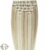 FashionGirl Etusivu|Synteettiset Hiukset-Clip on hair extensions #27/613 Blonde mix - 7 pieces - 60 cm | Gold24