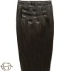 FashionGirl Etusivu|Synteettiset Hiukset-Clip on hair extensions #2 Dark Brown - 7 pieces - 60 cm | Gold24