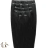 FashionGirl Etusivu|Synteettiset Hiukset-Clip on hair extensions #1 Black - 7 pieces - 60 cm | Gold24