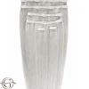 FashionGirl Etusivu|Synteettiset Hiukset-Clip on hair extensions #88A Grey - 7 pieces - 50 cm | Gold24