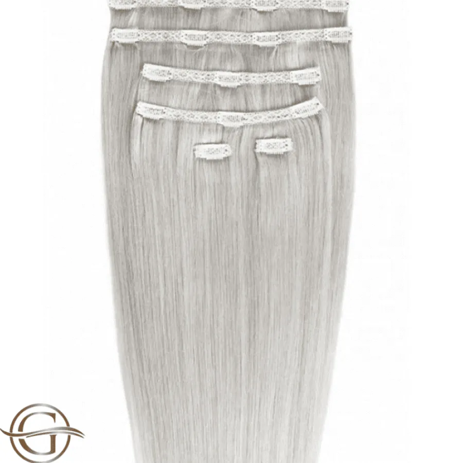 FashionGirl Etusivu|Synteettiset Hiukset-Clip on hair extensions #88A Grey - 7 pieces - 50 cm | Gold24