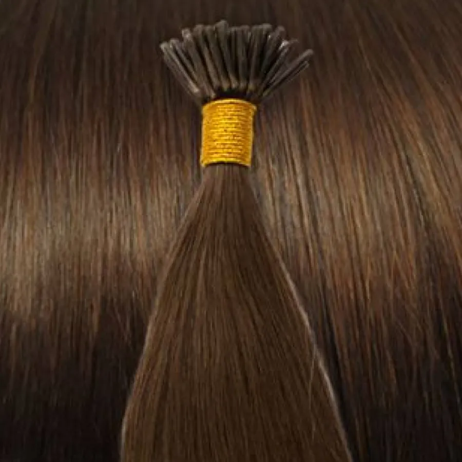 Hair Extensions Etusivu|Cold Fusion/micro Ring -pidennykset-Cold Fusion -pidennykset 50cm, suklaanruskea 4#