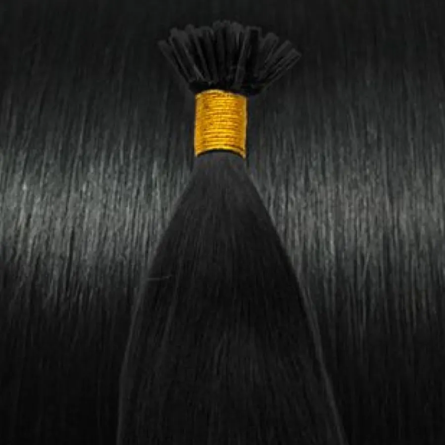 Hair Extensions Etusivu|Cold Fusion/micro Ring -pidennykset-Cold Fusion -pidennykset 60cm, musta 1#