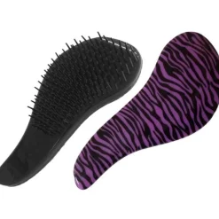 Hair Accessories Merkit|Etusivu-Detangler Hiusharja - Purple Zebra