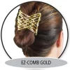 Hair Accessories Etusivu|Hiuskorut-EZ Combs -kampauskoriste, kultainen