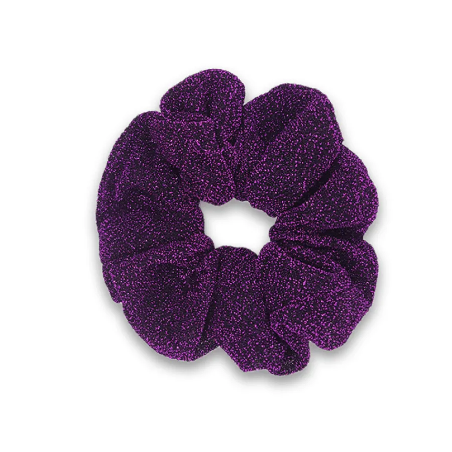 Misc Etusivu|Hiusdonitsit-Glitter Scrunchie - Hiusdonitsi - Violetti