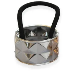 Hair Accessories Etusivu|Hair Cuff -hiuslenkit-Hair Cuff Cone Hiusrengas Ponihännälle - Hopea