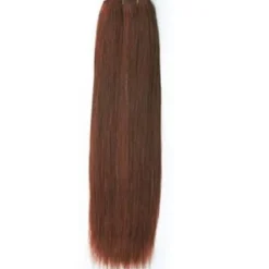 Hair Extensions Etusivu|Hiusnauhat - Aidot Hiuslisäkkeet-HiIusnauha 50cm, punainen 33#