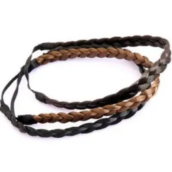 Hair Accessories Etusivu|Hiusasusteet Ja -koristeet-Hiuspanta letitetystä hiuksesta, useita värejä
