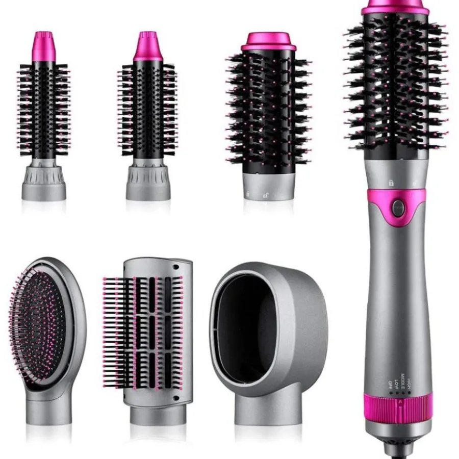 FashionGirl Etusivu|Kihartimet-Hot Airstyler - multistyler, 6-in-1 setti - kiharoille, laineille, suoristukselle, harjaukselle ja kuiville hiuksille