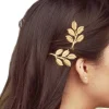 FashionGirl24 Etusivu|Hiuskorut-Kultaiset Lehtihiuspinnit