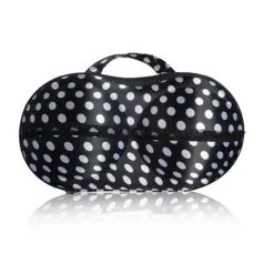 Misc Etusivu|Rintaliivitarvikkeet-Matkapussi Rintaliiveille - Polka dot, Mustavalkoinen