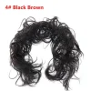 FashionGirl Etusivu|Hair Ties -hiuslenkit-Messy Curly Hiuspulla #4 - Mustanruskea