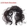 FashionGirl Etusivu|Hair Ties -hiuslenkit-Messy Curly Hiuspulla #2/33 - Suklaanruskea