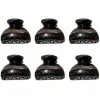 FashionGirl24 Etusivu|Hiusklipsi-Mini Hiusklipsit 6 kpl 2,5 cm Musta