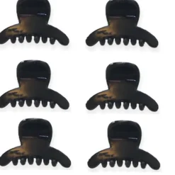 New Products Etusivu|Hiussoljet-Mini Hiusklipsit 6 kpl 1,5 cm Musta