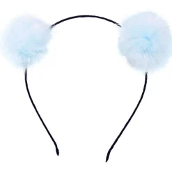 FashionGirl Etusivu|Hiuspannat-OMBRE POM POM Hairband - Sininen
