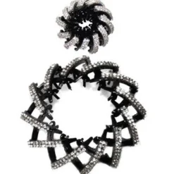 Hair Accessories Etusivu|Kierrepinnit-Ponihännän spriaalikoru - hopea