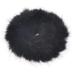 Misc Etusivu|Hiusdonitsit-Ponnari karvalla - Tekokarva Scrunchie-hiuslenkit , Musta