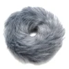 Misc Etusivu|Hiusdonitsit-Ponnari Karvalla  - Tekokarva Scrunchie-hiuslenkki , Harmaa