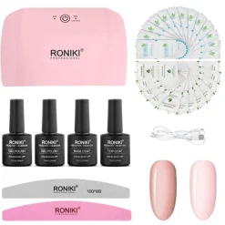 FashionGirl24 Etusivu|Uv Geelilakka-RONIKI Geelilakka Aloituspakkaus 18W UV-Lampulla
