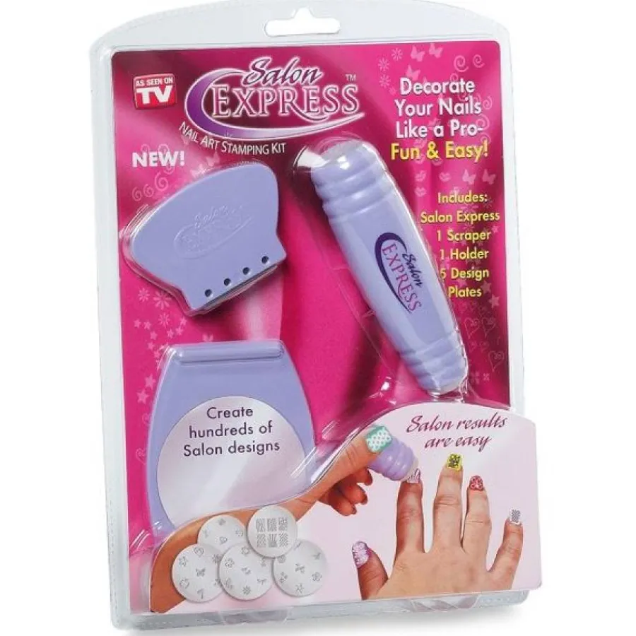 Nails Etusivu|Kynsitarvikkeet-Salon Express - Nail Art Decorator Kit -pakkaus