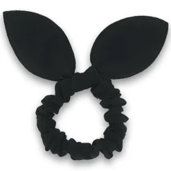 FashionGirl24 Etusivu|Hiusdonitsit-Scrunchie hiuslenkki rautalangalla - Musta