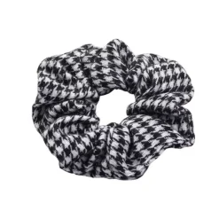 SOHO Merkit|Etusivu-Pepita Scrunchie - Musta