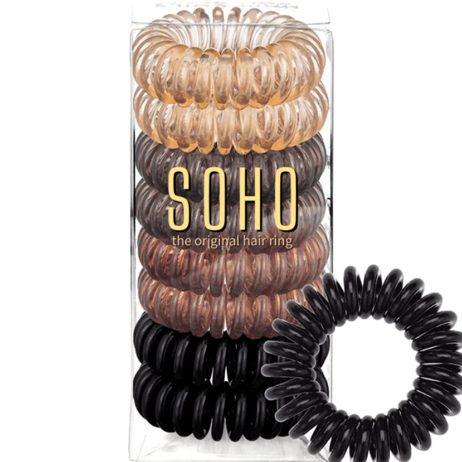 SOHO Merkit|Etusivu-Spiral Hair Sitointi, Äiti Earth - 8 kpl.