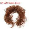 FashionGirl Etusivu|Hair Ties -hiuslenkit-Sotkuinen kihara hiukset Knold # 12 - Light Golden Brown