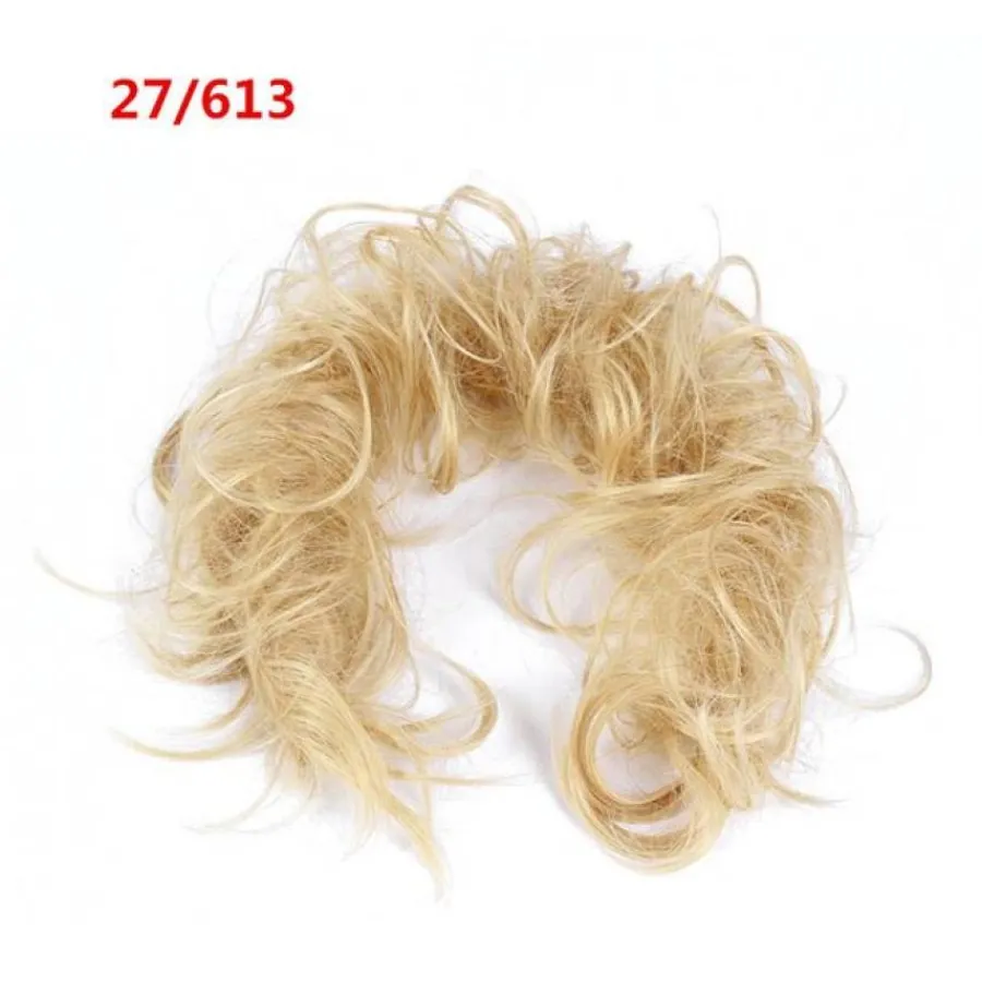 FashionGirl Etusivu|Hair Ties -hiuslenkit-Sotkuinen kihara hiukset Knold # 27/613 - Medium Blonde