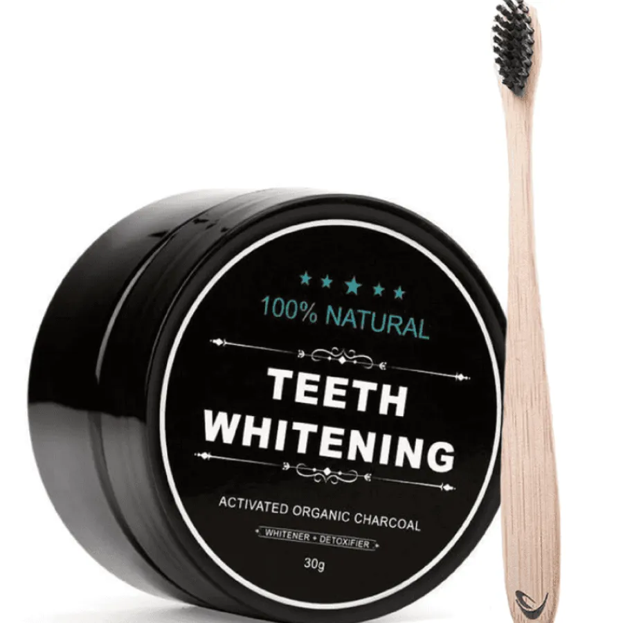 Misc Etusivu|Sale-Teeth Whitening -luonnollinen hampaidenvalkaisija + Orgaaninen Bambu Hammasharja