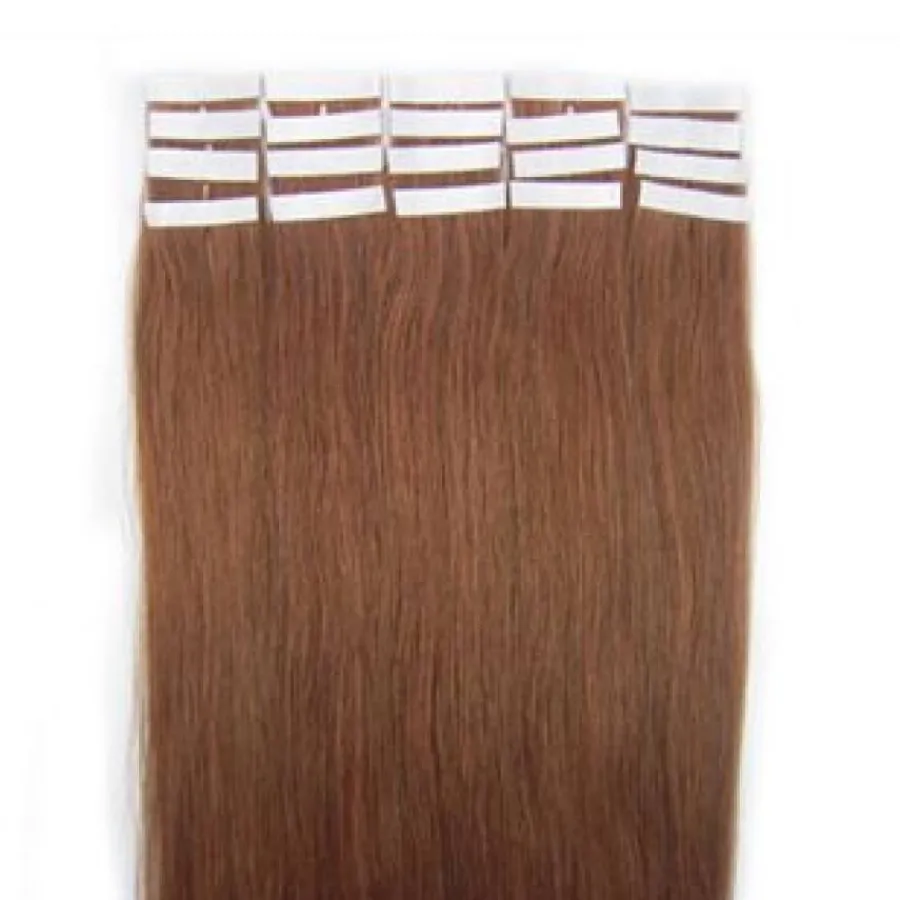 Hair Extensions Etusivu|Teippipidennykset-Teippipidennykset 50cm, punaruskea 30#