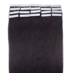 Hair Extensions Etusivu|Teippipidennykset-Teippipidennykset 50cm, syvämusta 1B#