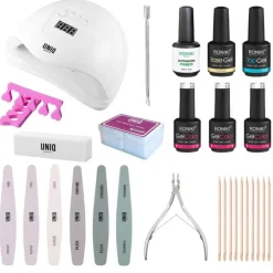 FashionGirl24 Etusivu|Uv Geelilakka-UNIQ Premium Geelilakka Aloituspakkaus - Tee Geelilakka Kotona