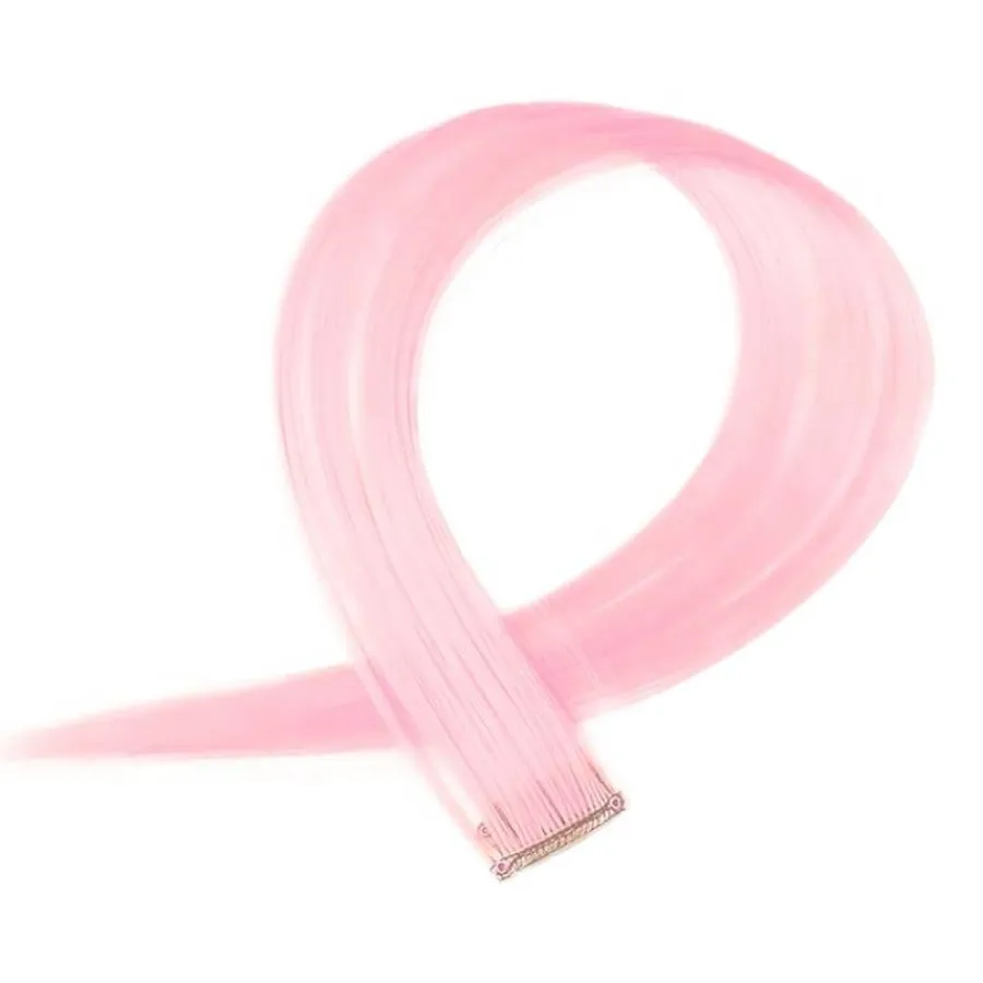 FashionGirl Etusivu|Clip-On - 50cm-Vaaleanpunainen, 50 cm - hullu väripidike